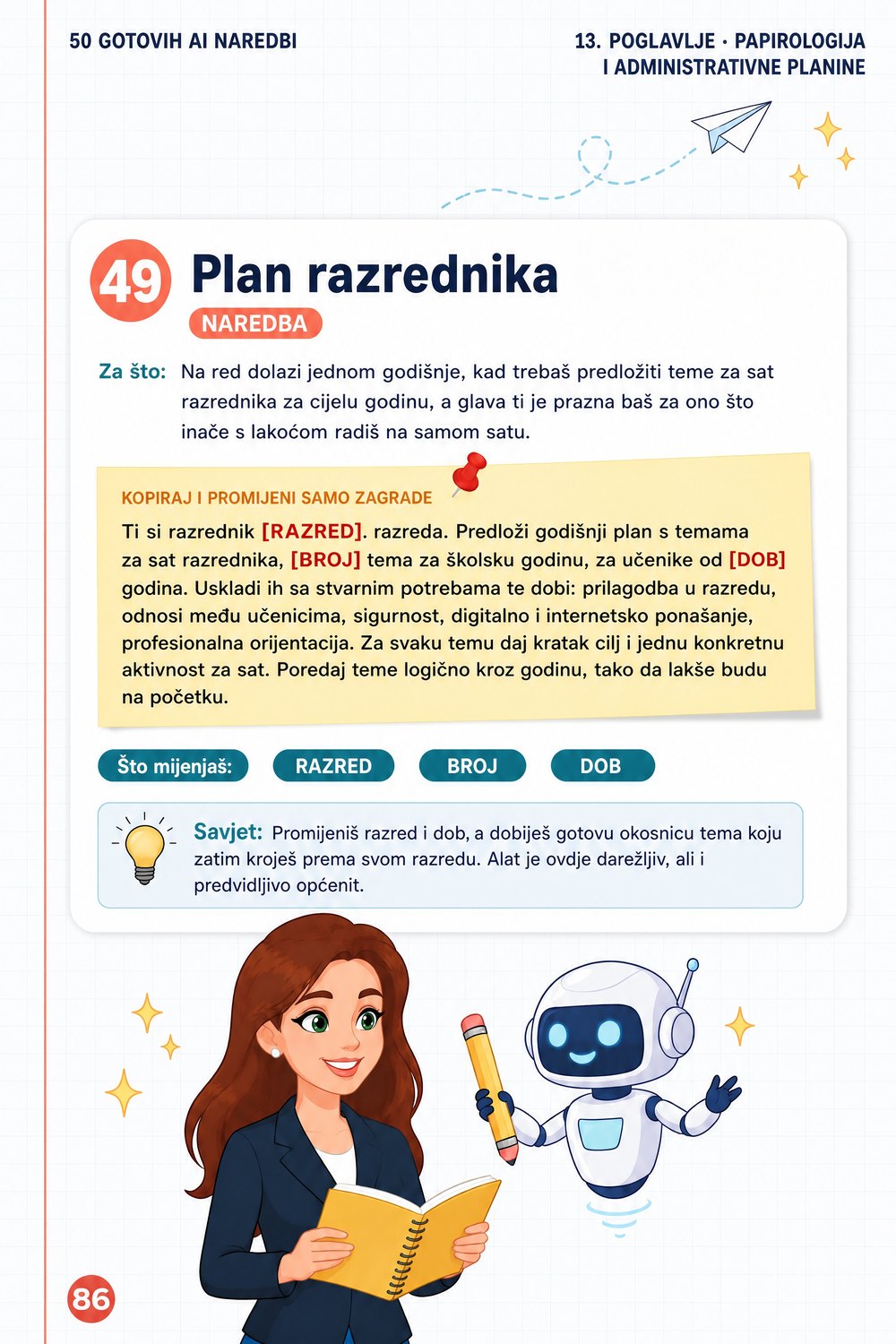 50 gotovih AI naredbi za učitelje — stranica 5
