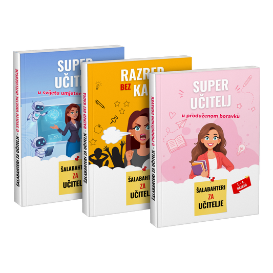 Paket: „Super učitelj u svijetu umjetne inteligencije” + „Razred bez kaosa” + „Super učitelj u produženom boravku”