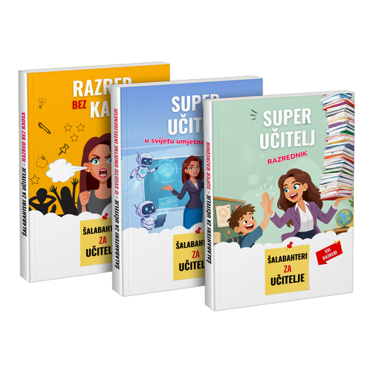 Paket: „Razred bez kaosa” + „Super učitelj u svijetu umjetne inteligencije” + „Super učitelj razrednik”