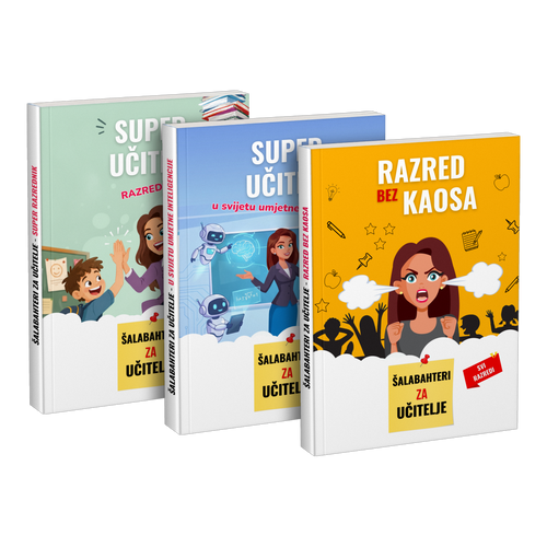 Paket: „Super učitelj razrednik” + „Super učitelj u svijetu umjetne inteligencije” + „Razred bez kaosa”