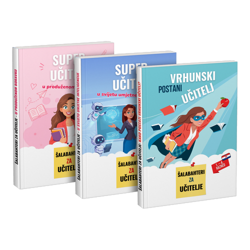 Paket: „Super učitelj u produženom boravku” + „Super učitelj u svijetu umjetne inteligencije” + „Postani vrhunski učitelj”