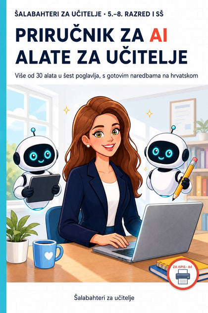 Priručnik za AI alate za učitelje — korica