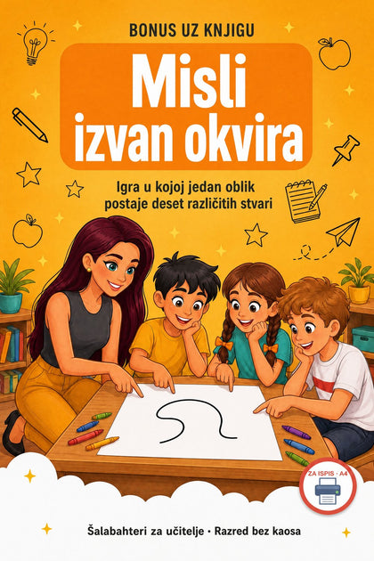 Misli izvan okvira — korica