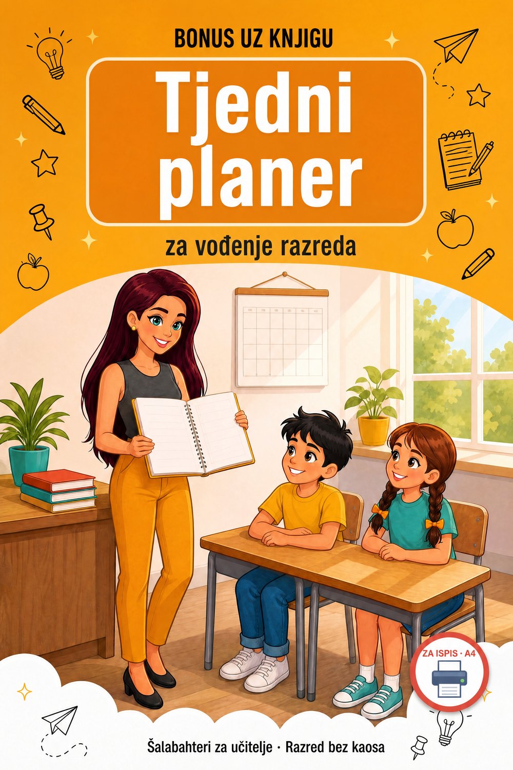 Tjedni planer — stranica 1